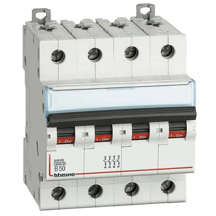 Interruttore magnetotermico 4P 4MOD. 50A Bticino