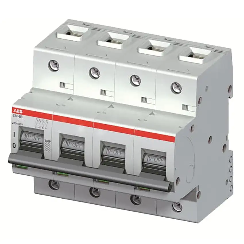 Interruttore magnetotermico 4P 4MOD.125A S804B-B125 Abb