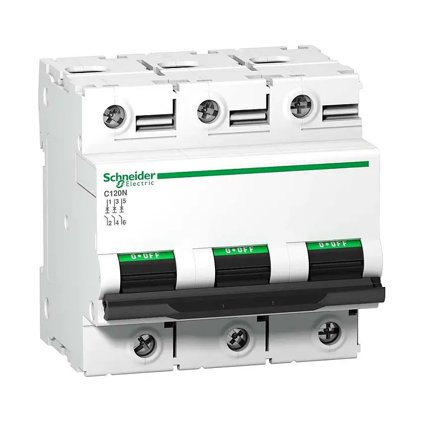 Interruttore Magnetotermico C120N 3P C 125A 10000A Schneider
