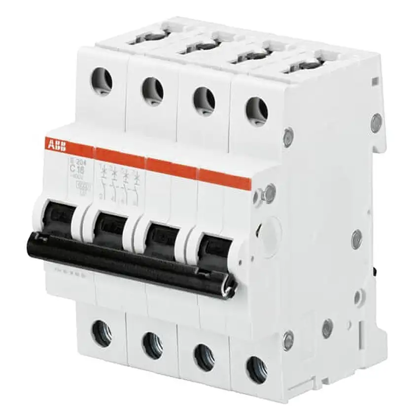 Interruttore magnetotermico S 204 C20 4P 20A 6KA (S529228) Abb