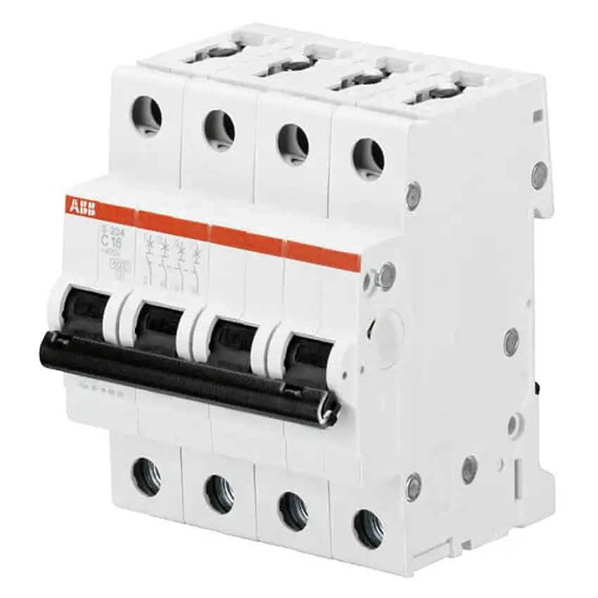 Interruttore magnetotermico S 204 C32 4P 32A 6KA (S529242) Abb