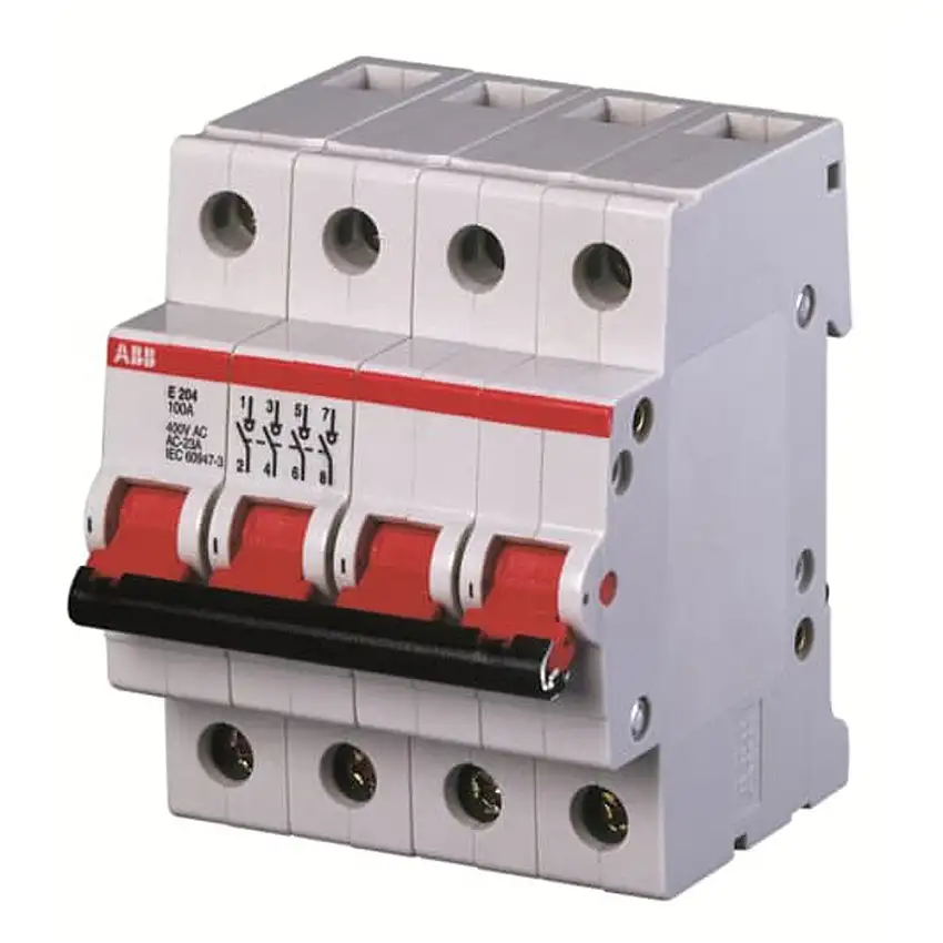 Interruttore Sezionatore E204/63g 4P 63A (M646253) Abb