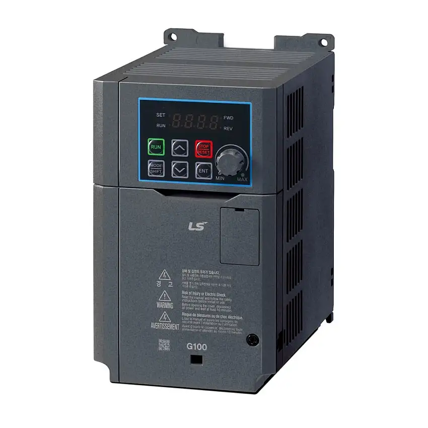 Inverter LS Electric G100 3 x 380-480Vac 0.4 Kw - 1,3A HD , 0.75Kw - 2,0A ND