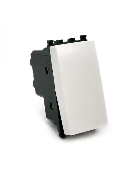 604b Invertitore 1p 16 a 250v illuminabile bianco compatibile vimar plana 14013