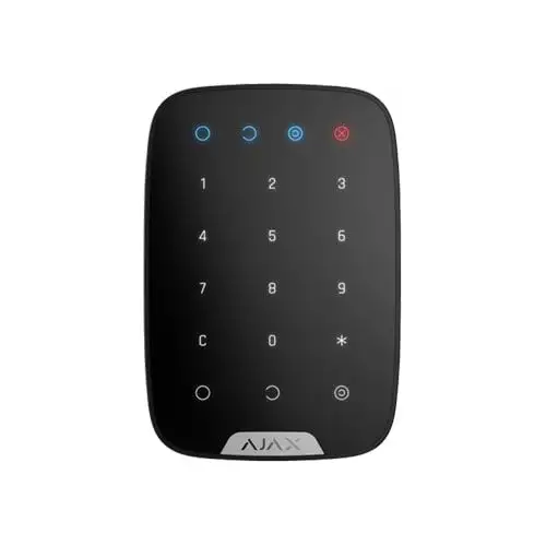 Ajax Tastiera Bianca antifurto wireless e touch nero