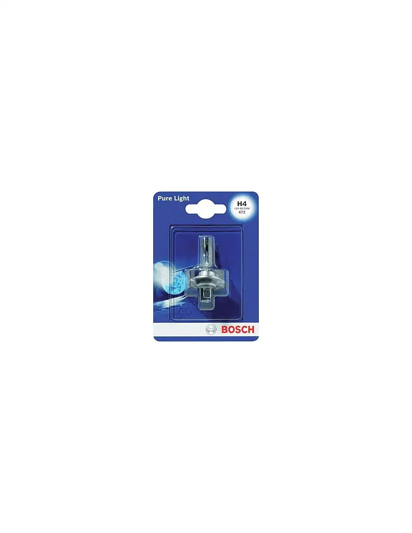 LAMPADA AUTO ANTERIORI PURE LIGHT H4 001 BOSCH