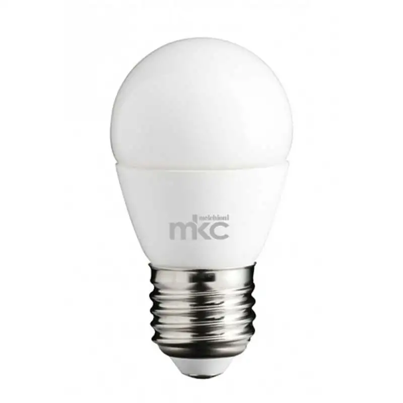 LAMPADINA LED 5,5W E27 220-240VCA 6000K LUCE BIANCA FREDDA BLISTER MINISFERA