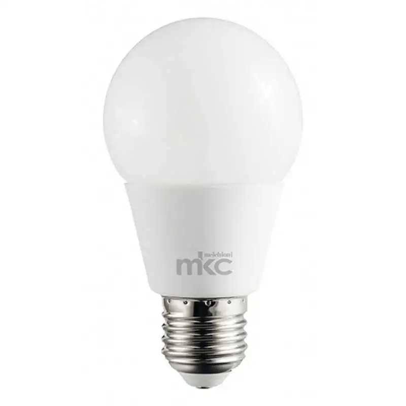 LAMPADINA LED A60 9W E27 220-240VCA 6000°K LUCE FREDDA BLISTER MKC LIGHT GOCCIA