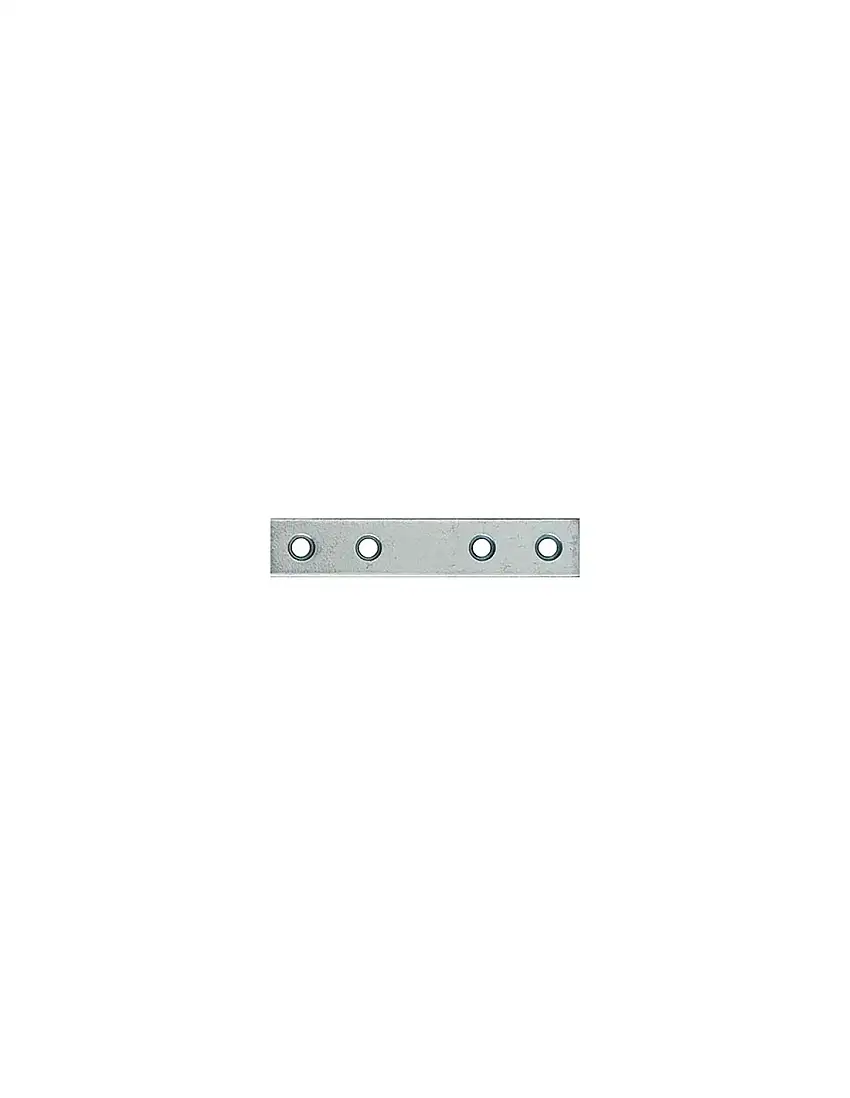 LASTRINA 4 FORI DRITTA ZINCATA S.MM 2,0 CFPZ 100 CM 12X1,5