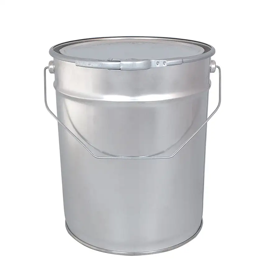 Latta Vuota Con Coperchio e Maniglia Per Basi Acriliche - 10lt