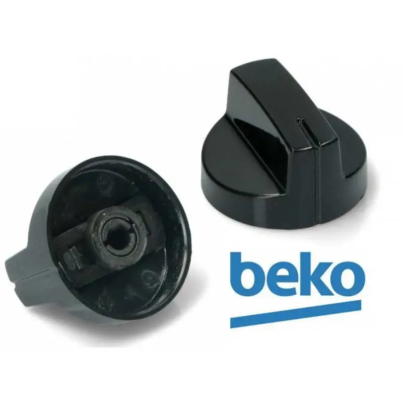 MANOPOLA Pomello fuoco NERA PIANO COTTURA BEKO ARCELIK Diametro 36mm ORIGINALE