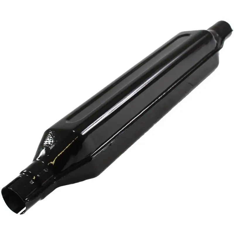 Marmitta per trattore Fiat New Holland Ford tipo quadrato lungo con attacco Ø 46mm