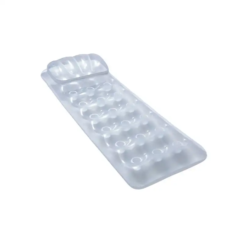 Materassino 18 buchi abbronzante con cuscino cm.188x71