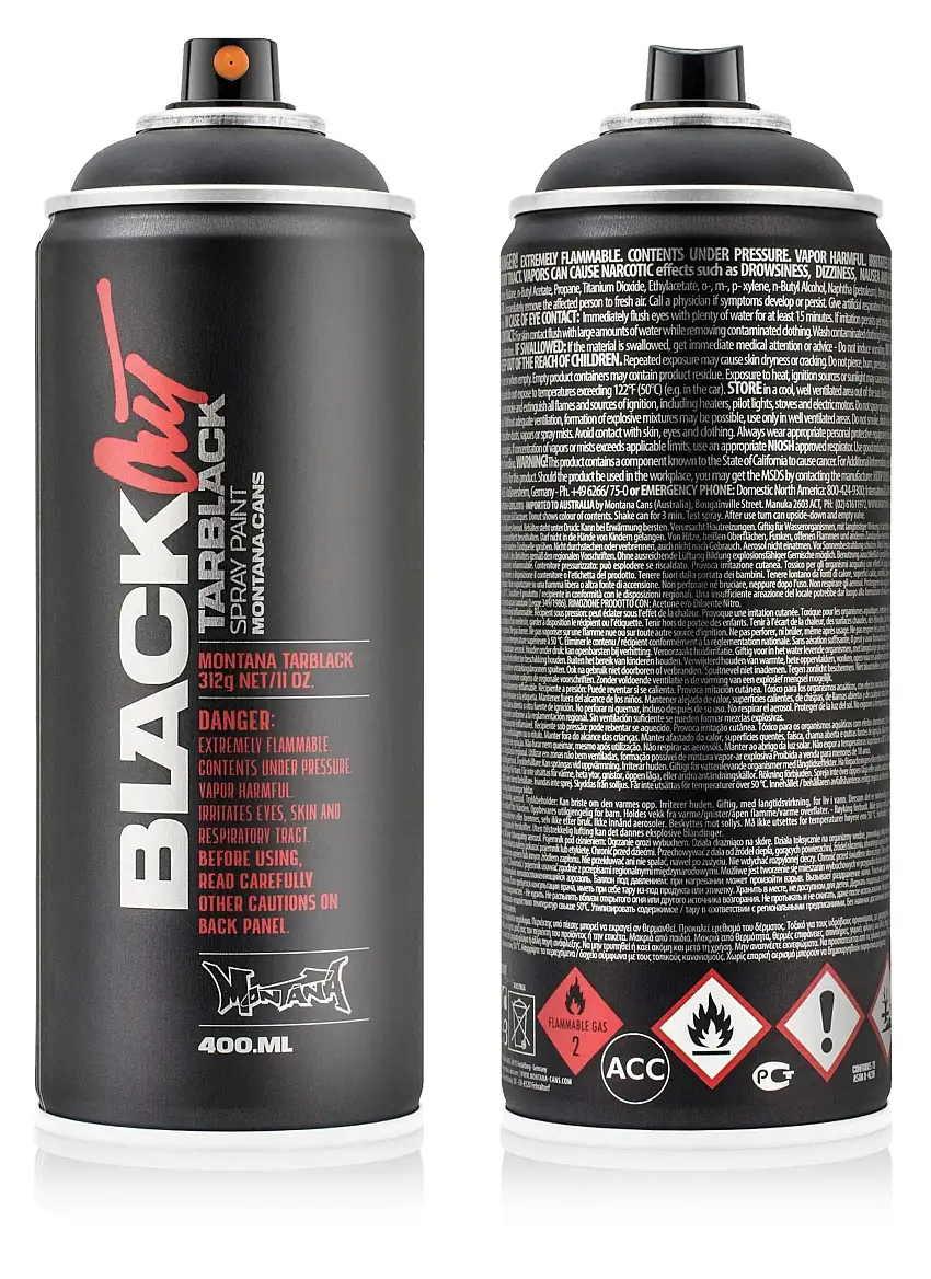 Montana BLACKOUT Bomboletta Nero Opaco - 400ml