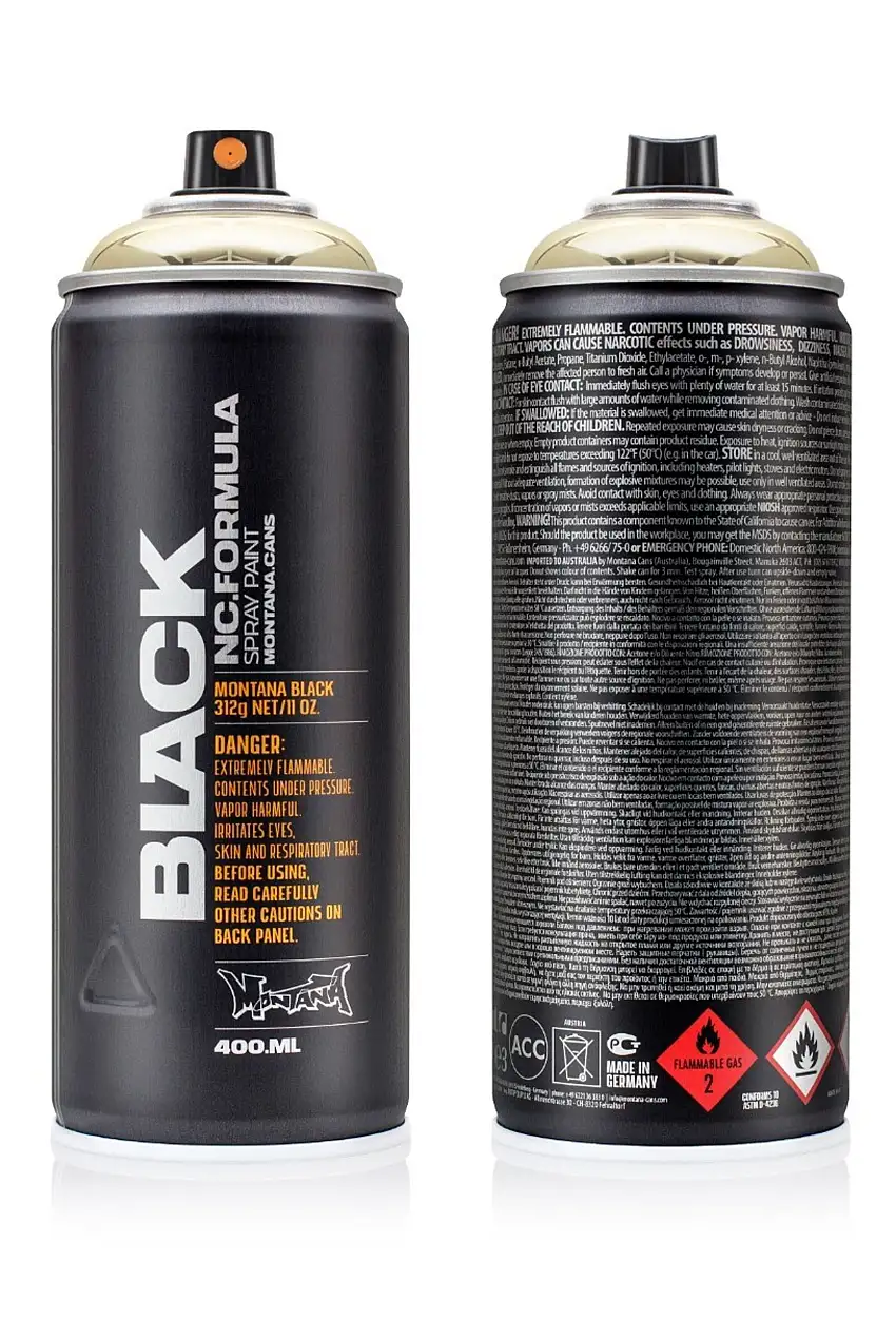 Montana BLACK Goldchrome - 400ml