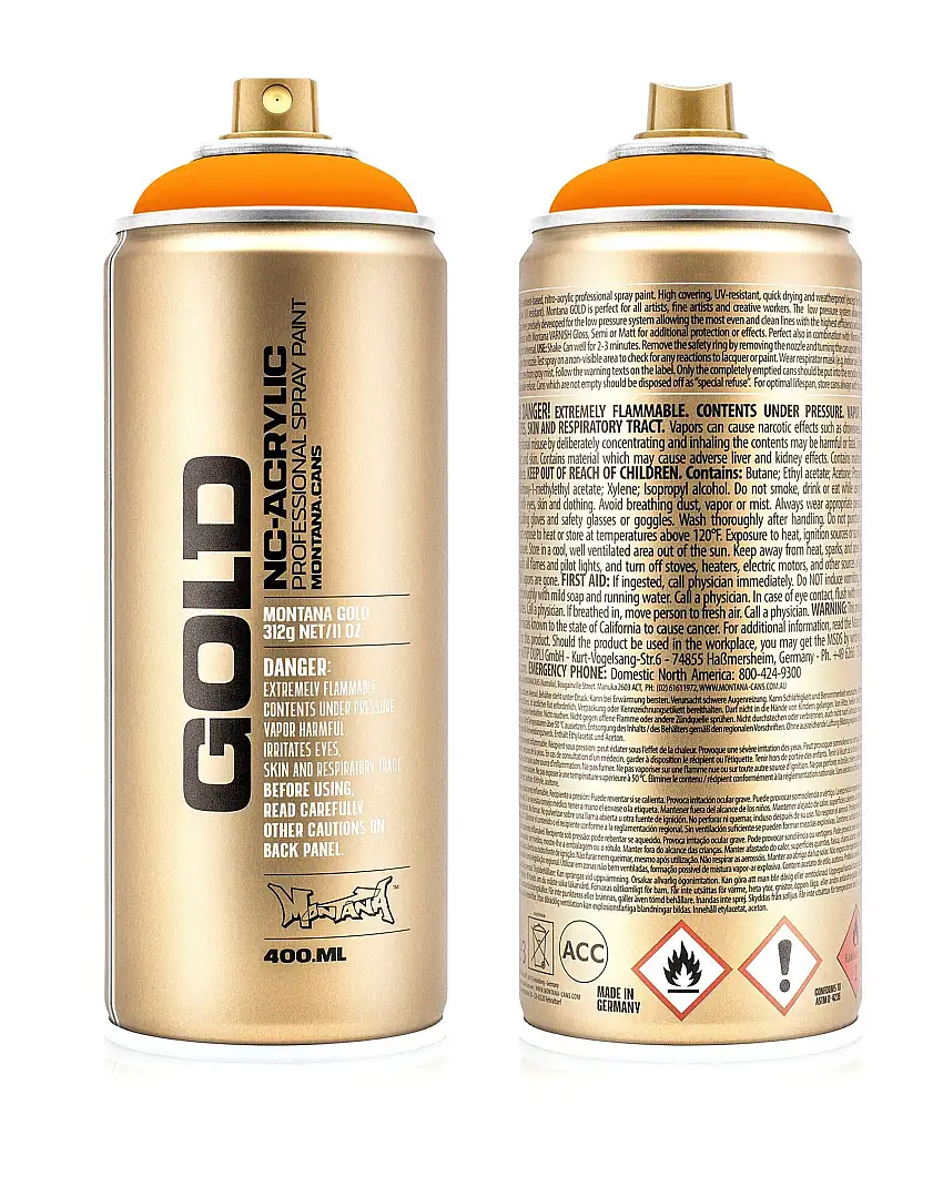 Montana Gold Fluorescent - Arancio 400ml