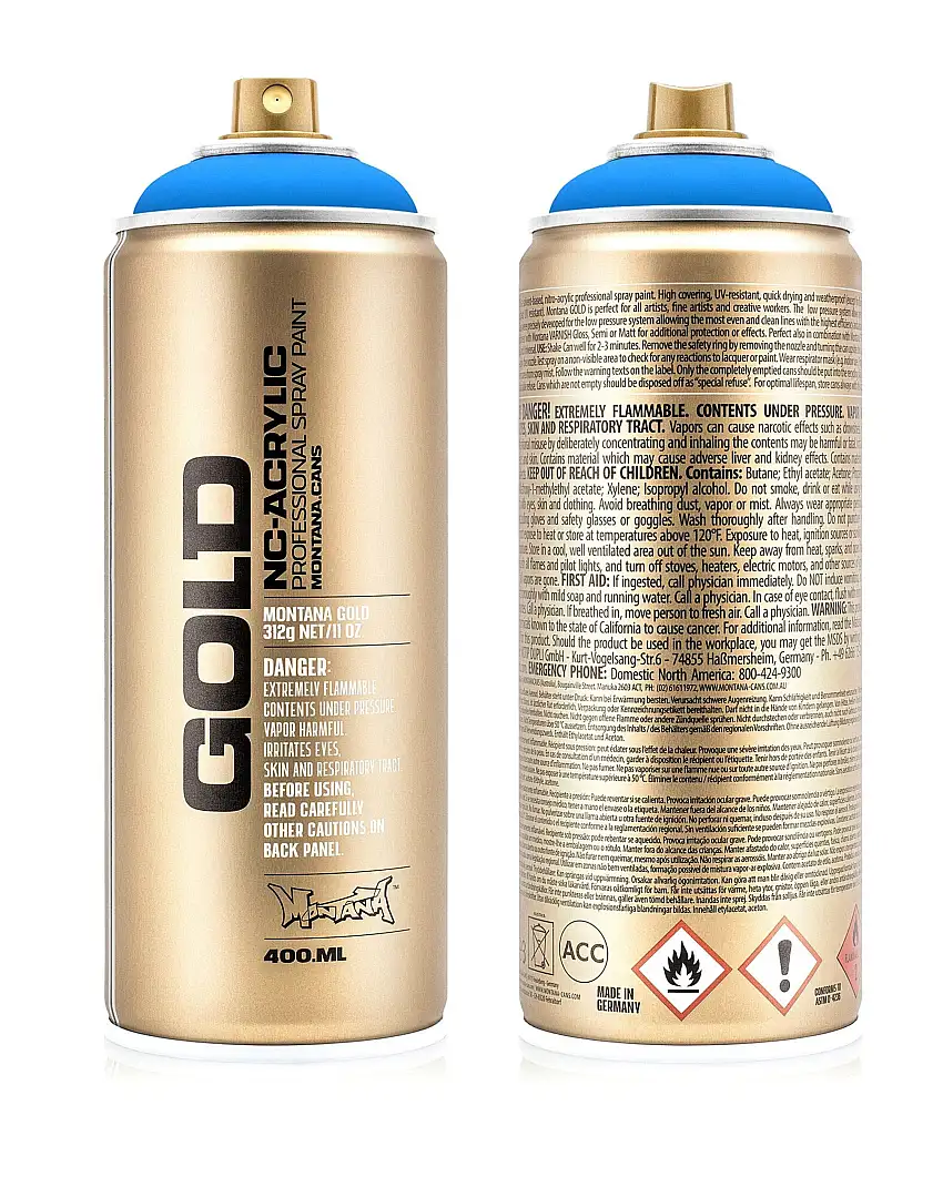Montana Gold Fluorescent - Blu Fiamma 400ml