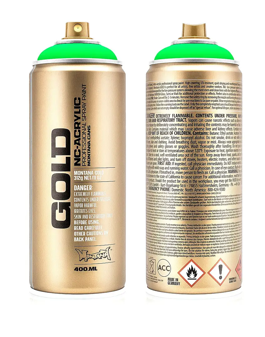 Montana Gold Fluorescent - Verde Acido - 400ml