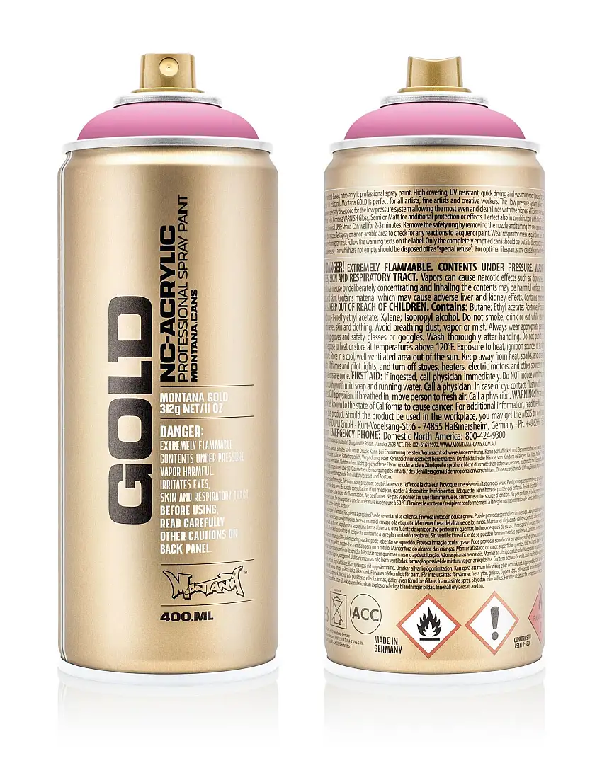 Montana GOLD S4000 Shock Pink Light - 400ml