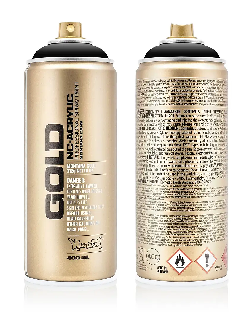Montana GOLD S9000 Shock Black - 400ml