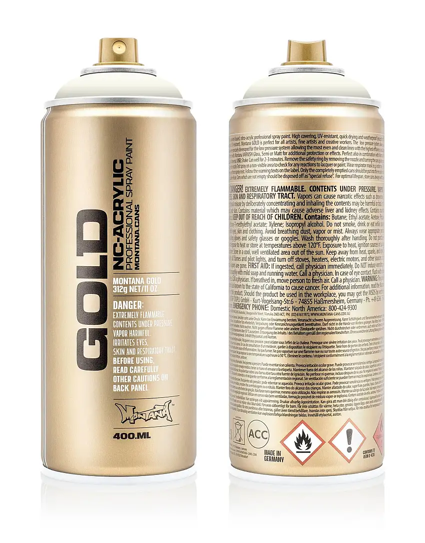 Montana GOLD S9110 Shock White Cream - 400ml