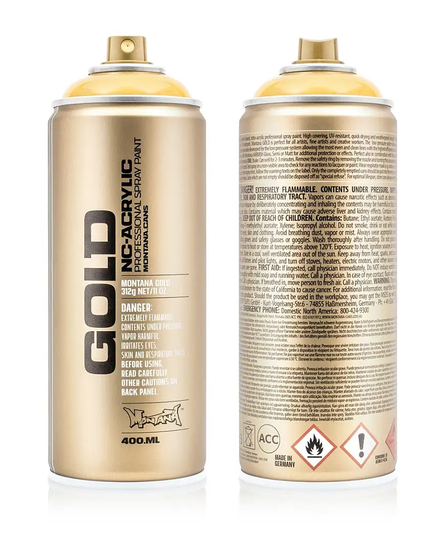 Montana GOLD Bombolette Colori Traslucidi - Giallo