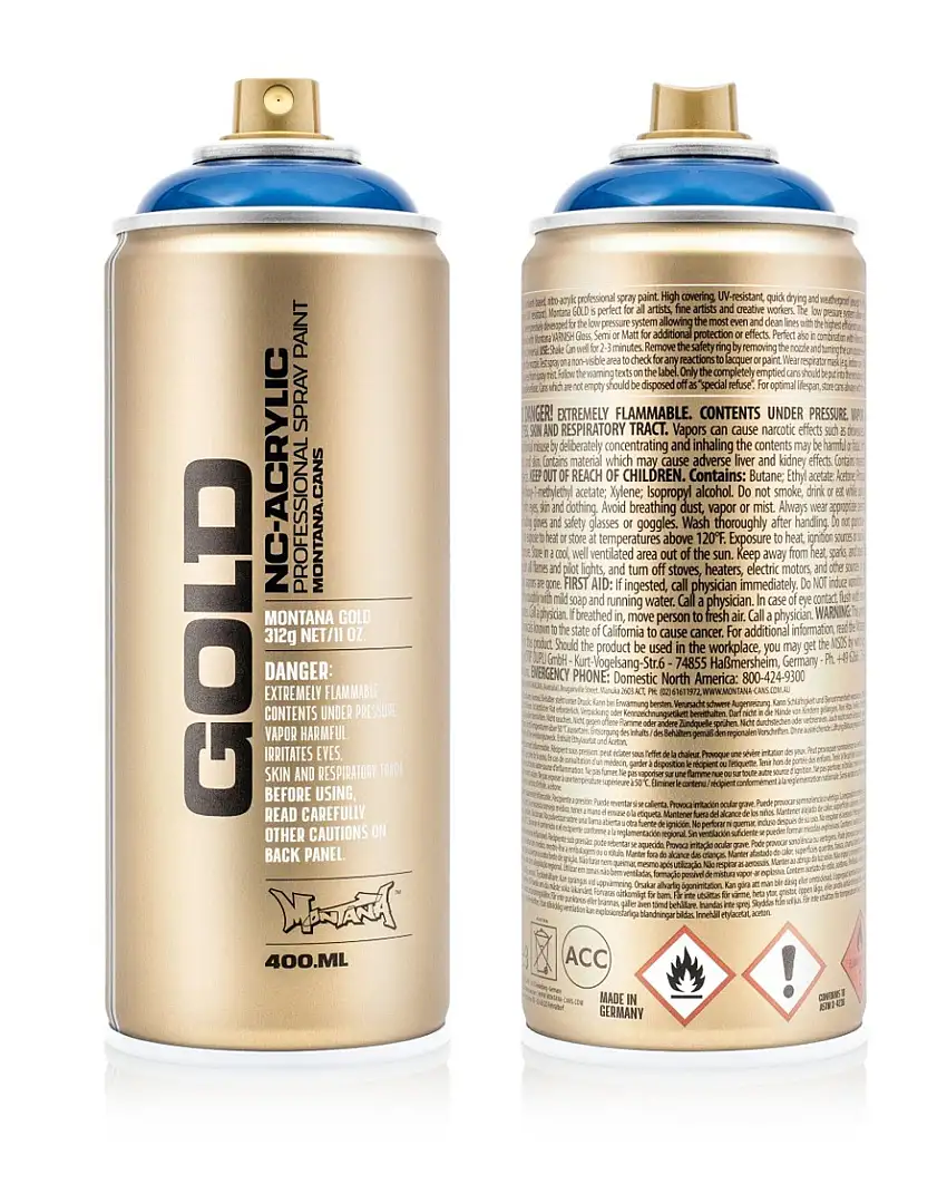 Montana GOLD Bombolette Colori Traslucidi - Blu Marino