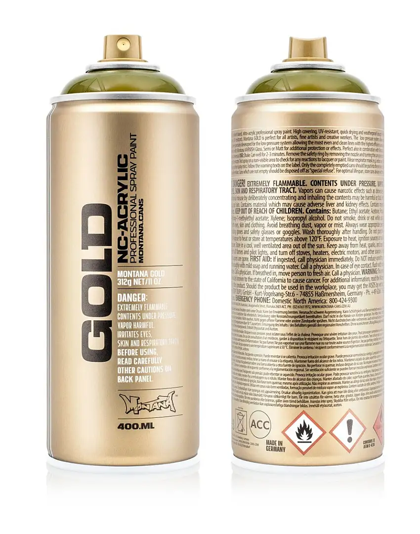 Montana GOLD Bombolette Colori Traslucidi - Verde Oliva