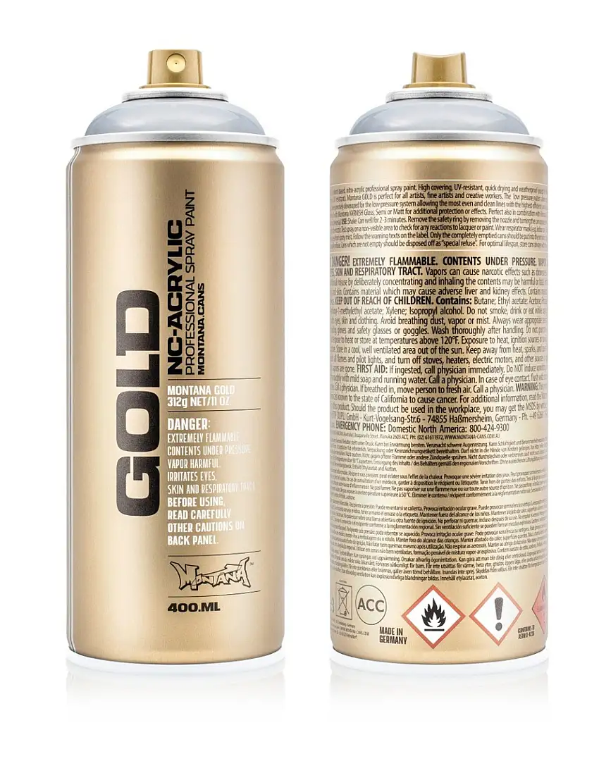 Montana GOLD Bombolette Colori Traslucidi - Grigio Ghiaia