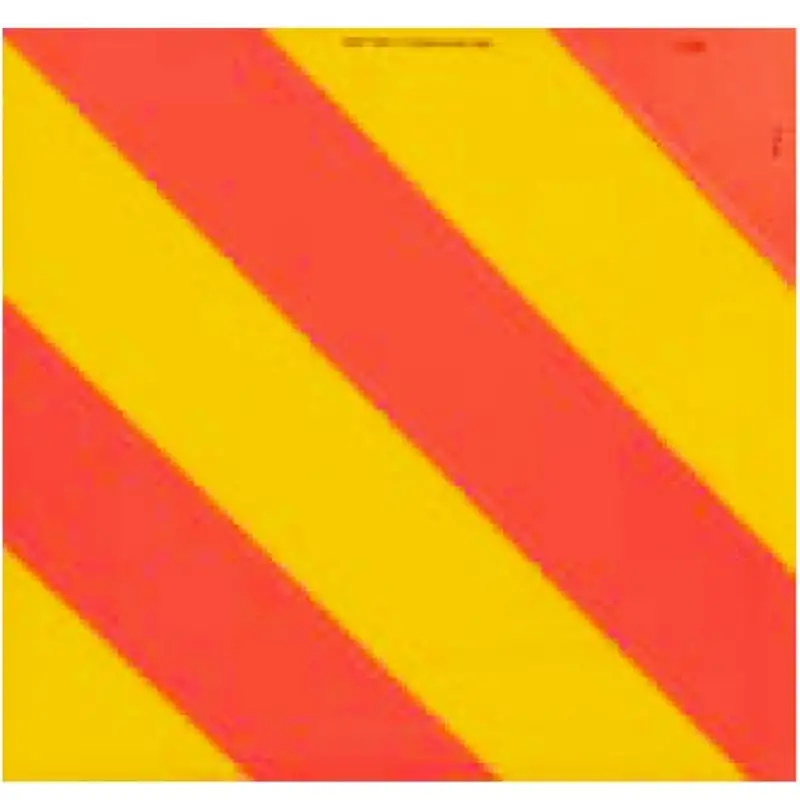 Pannello posteriore quadrato riflettente per trattore e rimorchio 423x423 mm