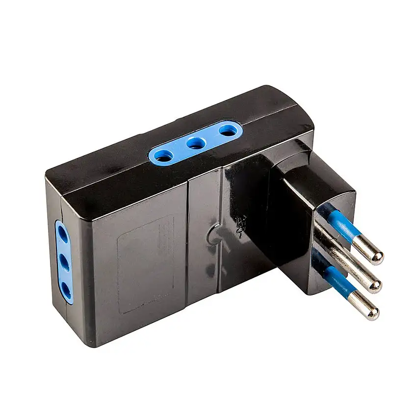 Adattatore Triplo SSP S10-P10A 2P+T N, Polypool