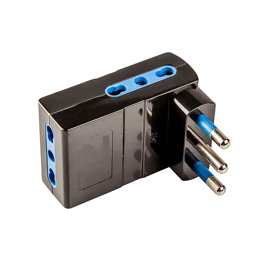 Adattatore Triplo SSP S16-P10/16A 2P+T N, Polypool