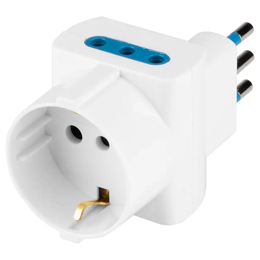 Adattatore Triplo S10-P Plur. 2P+T B, Polypool