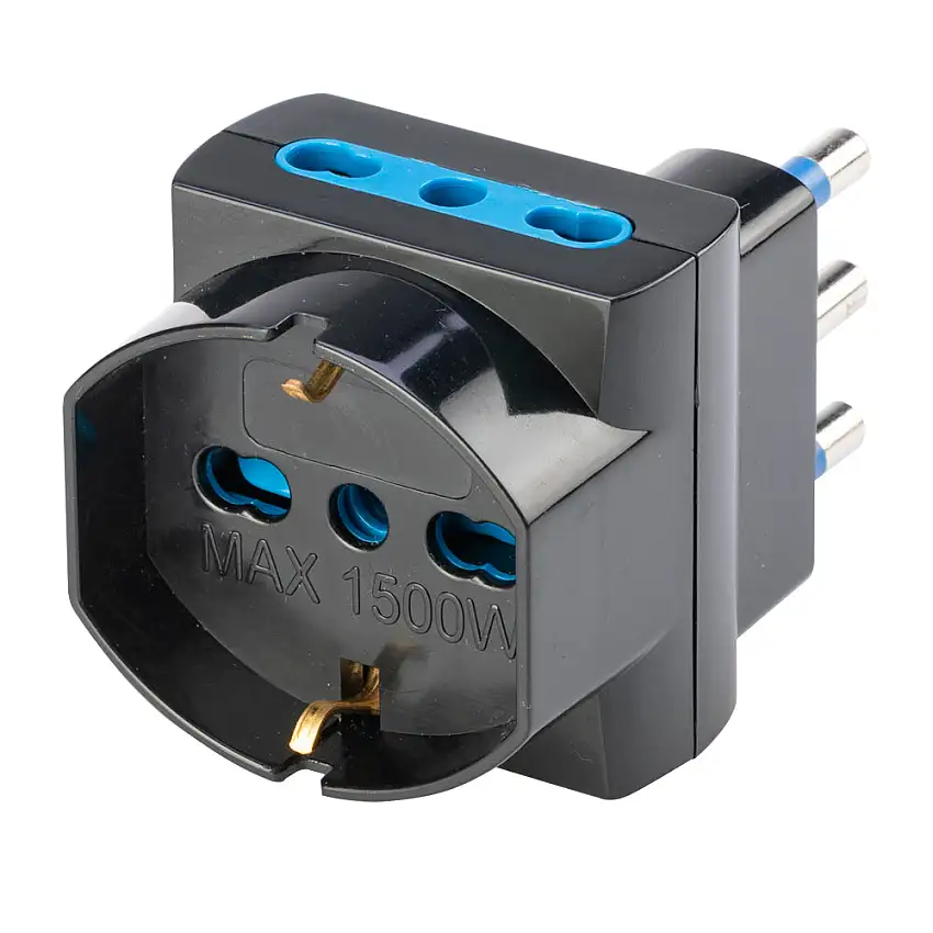 Adattatore Triplo S16-P Plur. 2P+T N, Polypool