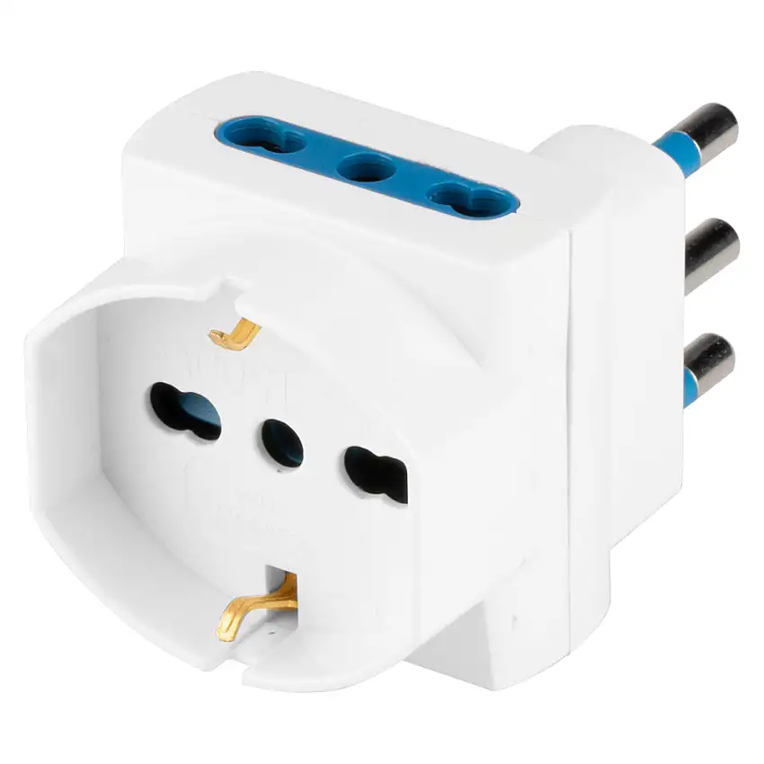 Adattatore Triplo S16-P Plur. 2P+T B, Polypool