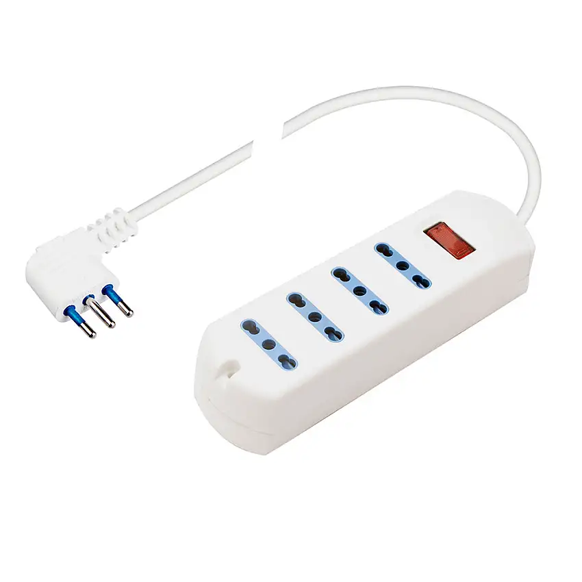 Multipresa EVO Quadrupla 10/16A + Interruttore Sicurezza Polypool