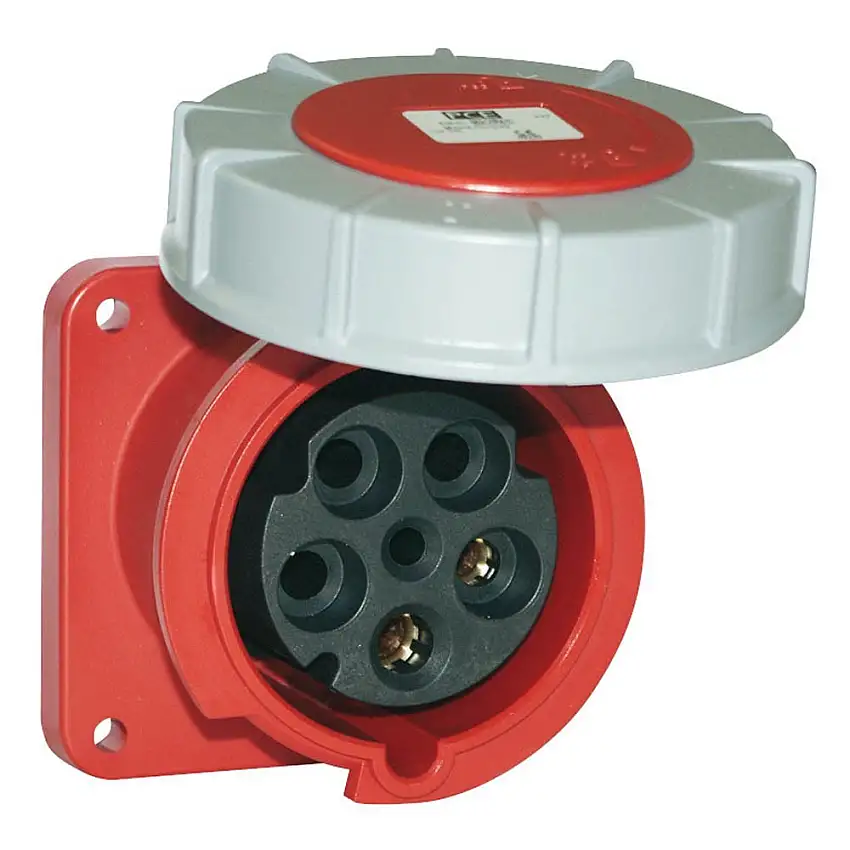Presa dritta 63A 3P+N+T 400V IP67 Pce