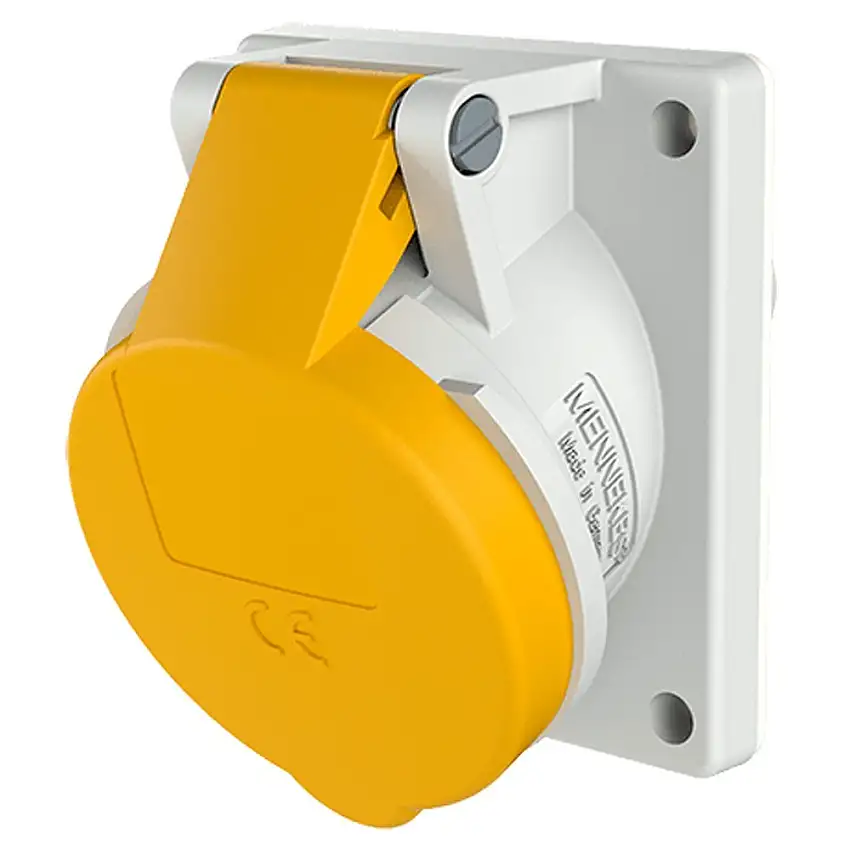 Presa incasso 16A 2P+T 110V grado IP44 Mennekes