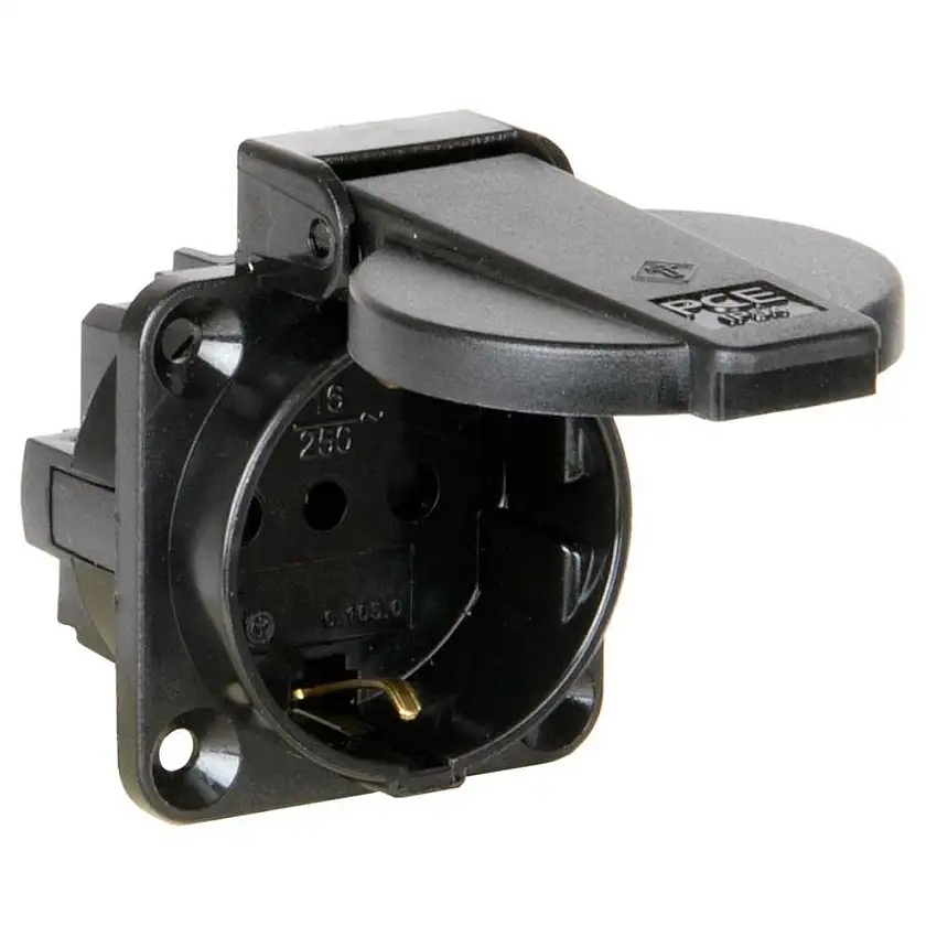 Presa schuko 16A ITA+DE IP54 Pce