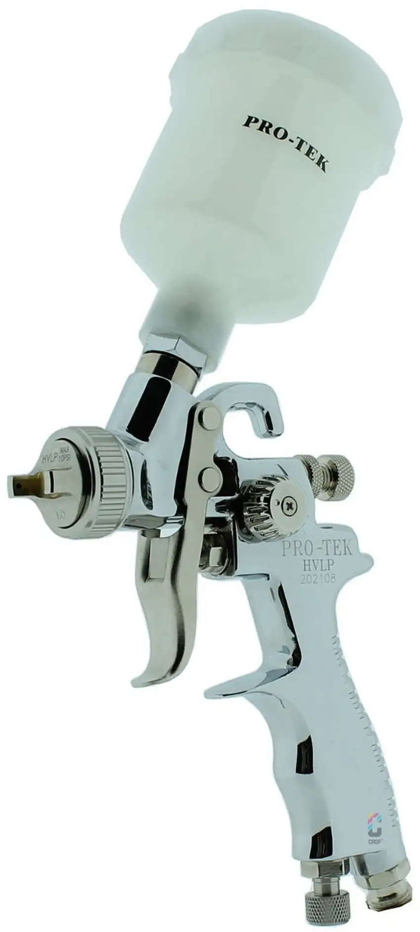 PRO-TEK 2550 Mini Aerografo HVLP Con Tazza Superiore