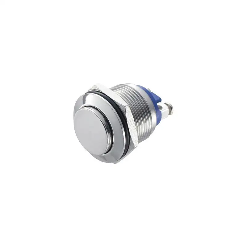 Pulsante antivandalo rialzato NA rotondo diametro 22 MM IP65