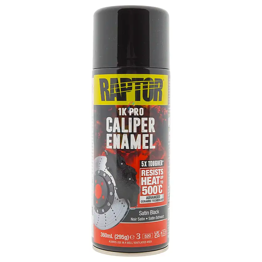 Raptor Smalto per pinze freno - Vernice per pinze freno NERO SIDELINE spray 400ml