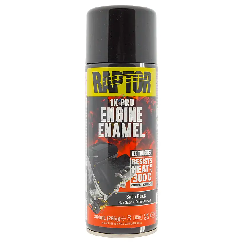 Smalto per motori Raptor - Vernice per blocchi motore NERO SIDELINE spray 400ml