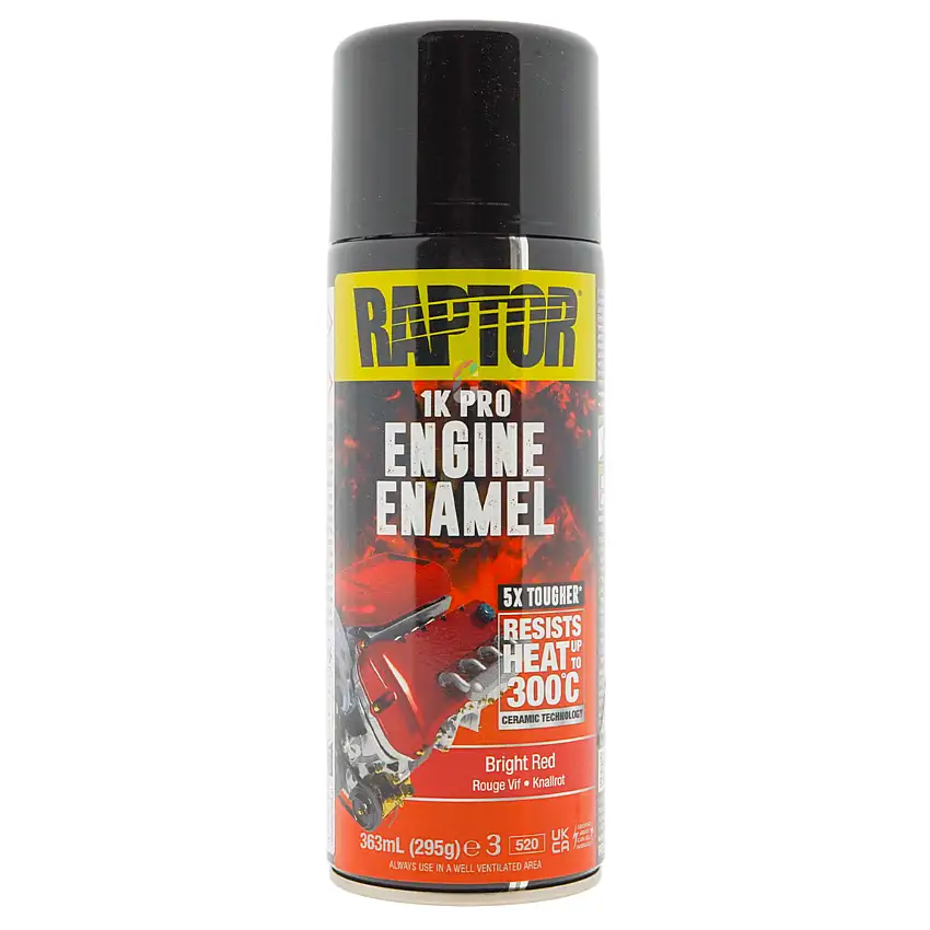 Raptor Engine Enamel - Vernice per blocchi motore ROSSA Lucida Spray 400ml