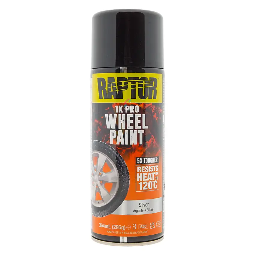 Raptor Vernice per cerchi - Vernice per cerchi ORO ARGENTO bomboletta spray 400ml
