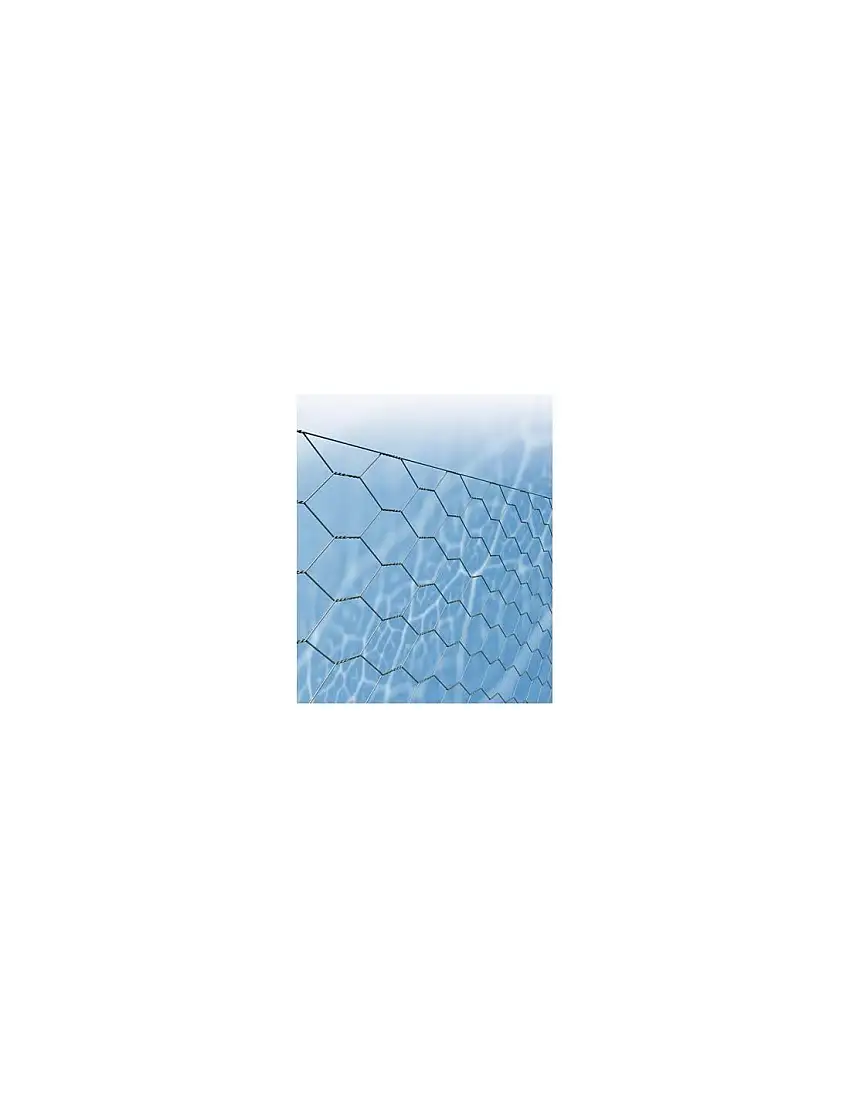 RETE TRIPLA TORSIONE ZINCATA 25/3 STARS M/NÂ° 25/3 NÂ° 2MM 0,7 L.MT 50 H.CM 200
