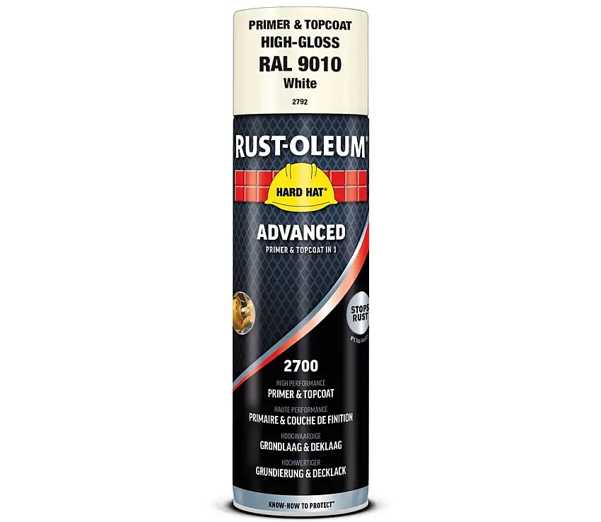 Rust-Oleum Bomboletta Primer e Vernice 2in1 RAL9010 - Bianco Puro 500ml