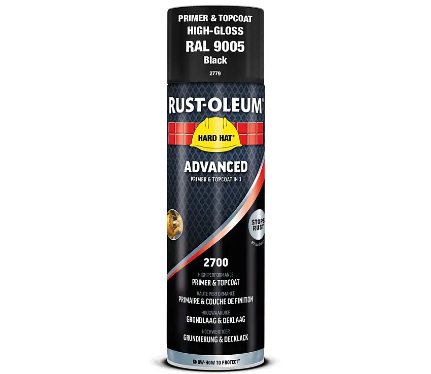 Rust-Oleum Bomboletta Primer e Vernice 2in1 RAL9005 - Nero Intenso 500ml