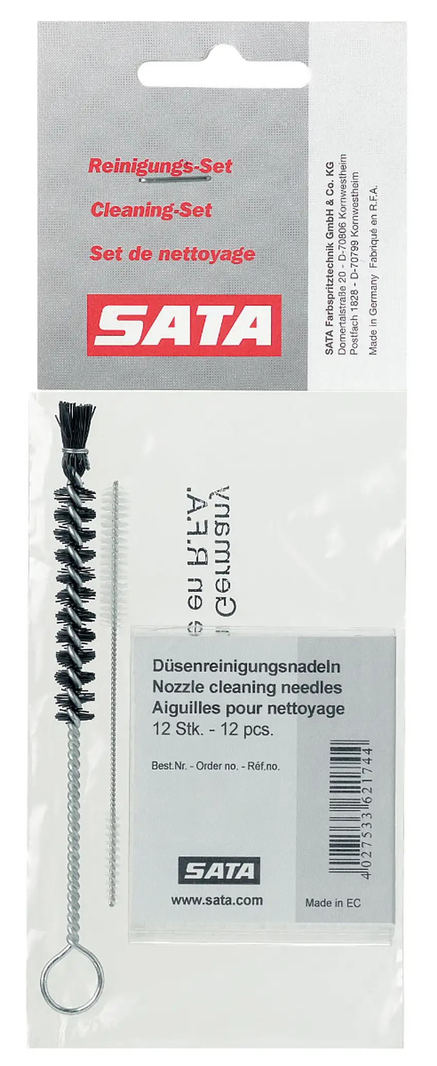 SATA Kit di pulizia per spruzzatori di vernice