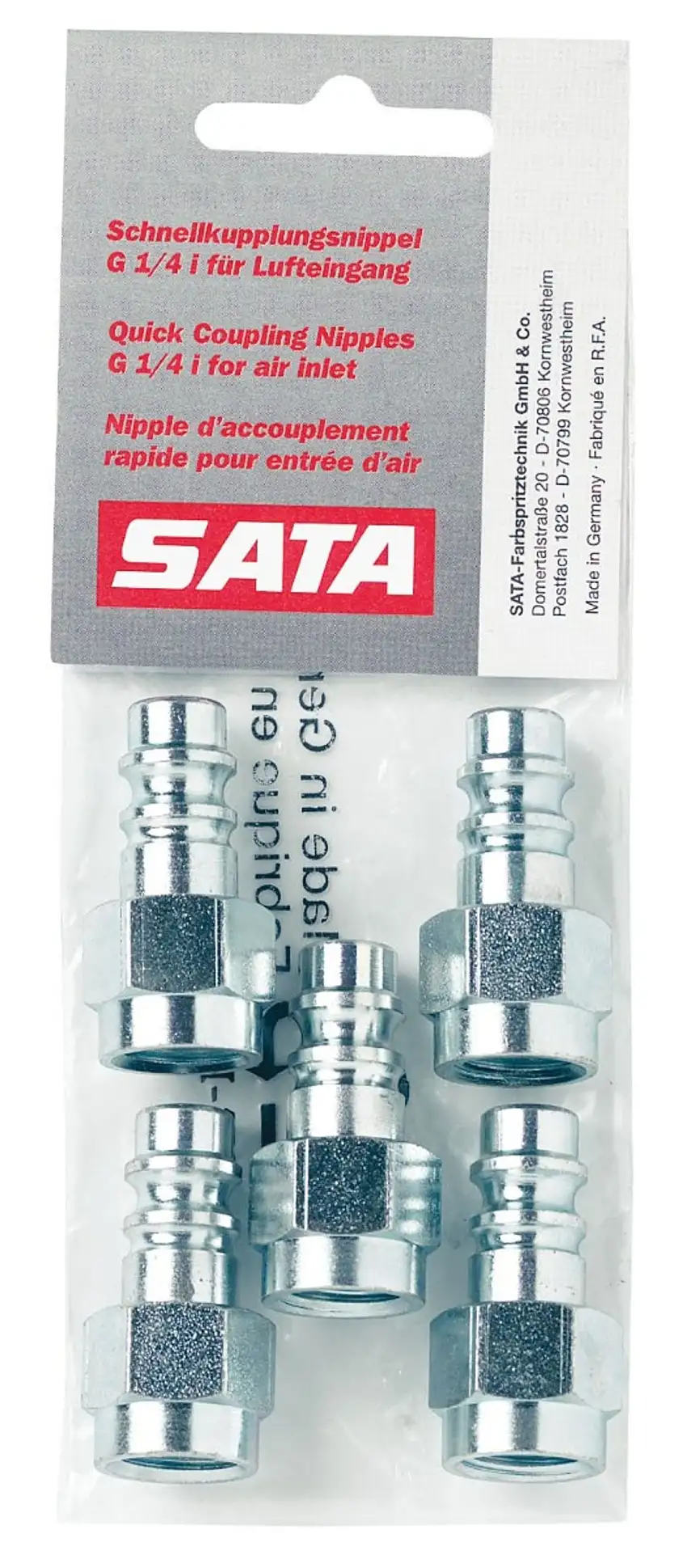 Raccordi plug-in SATA 1/4"